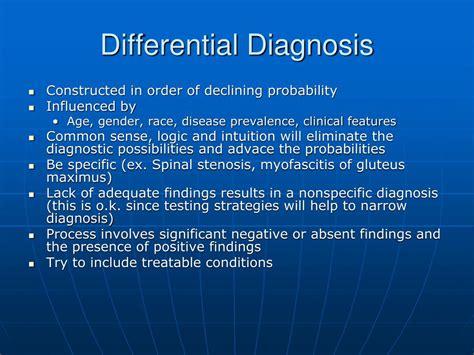 ppt differential diagnosis powerpoint presentation free download id 1711603