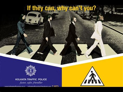 Durable enough to survive heavy traffic. Creative road safety ad by Kolkata Traffic Police