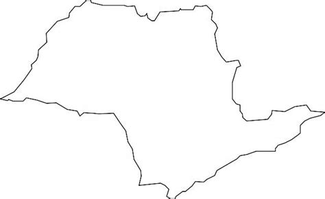 São Paulo vector map Map of São Paulo vector Brazil