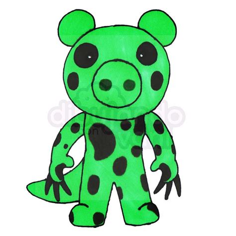 Dinopiggy Dibujos De Piggy Roblox Para Colorear E Imprimir Tina