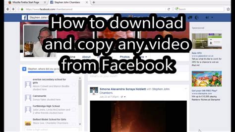 First, add getfvid (facebook video downloader) extension to your browser. How to copy & download any video from Facebook - YouTube