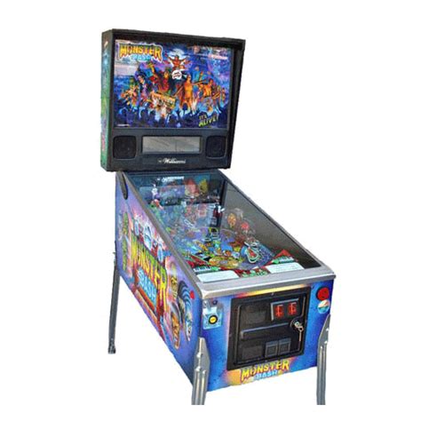 Monster Bash Pinball Machine By Williams 10999 Defender Arcade Game