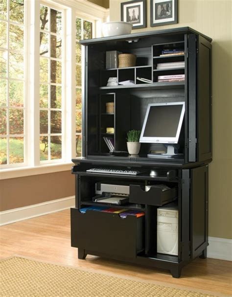 Computer Armoire A Useful Furniture Piece For A Small Home Office
