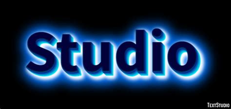 Studio Text Effect And Logo Design Word