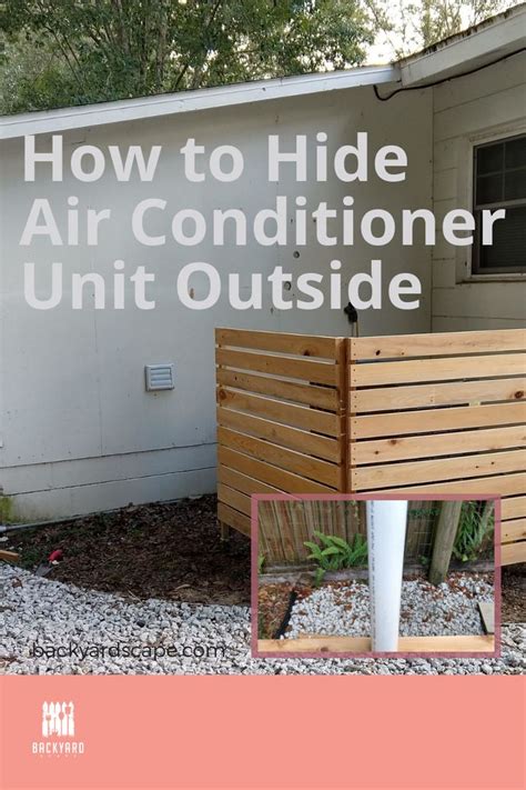 Another obstacle can be the placement of supply registers. How to Hide Air Conditioner Unit Outside: (How We Hid Ours ...