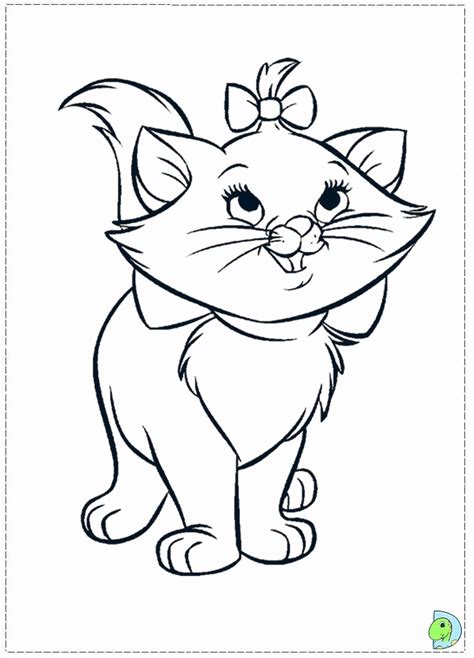 Cats are the most popular pets in the world after the fishes, but before the dogs. Marie Cat Coloring Pages - Coloring Home
