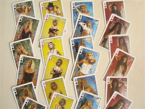 Vintage Erotic Playing Cards Nude Girls Pin Up Deck Of 32 Etsy Finland