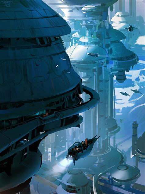 The Science Fiction Art Of Sparth Digital Sci Fi Artist