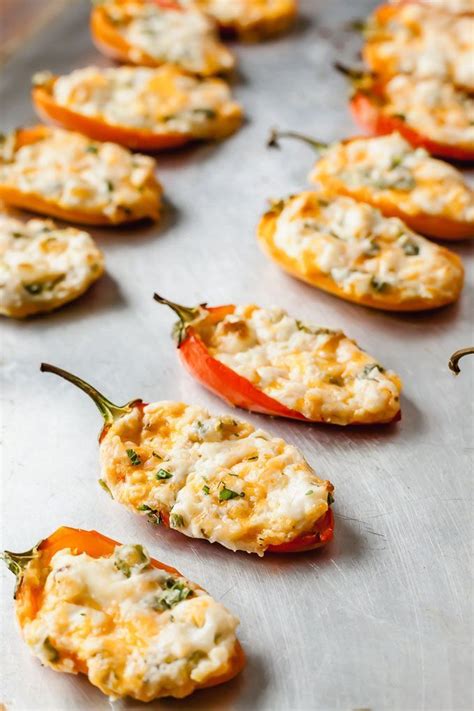 Zesty Cream Cheese Stuffed Mini Peppers Bring Out These Cream Cheese
