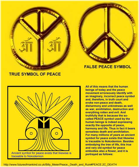 And Truthfully That Is Because The So Called Peace Symbol Used By The
