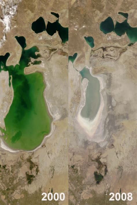 The Fourth Largest Freshwater Lake The Aral Sea Dried Up But What