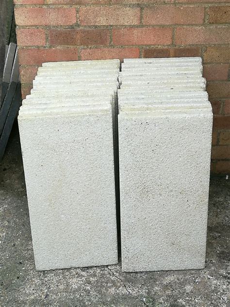 25 X Marshalls Saxon Textured Natural Garden Paving Slabs 600 X 300 X