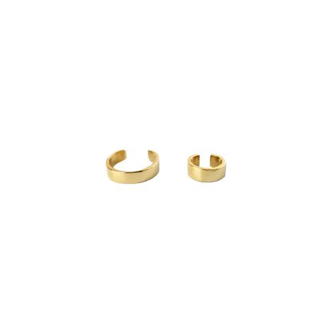 Solid 14k Gold Mini Ear Cuff Designer Earrings The Earstylist The