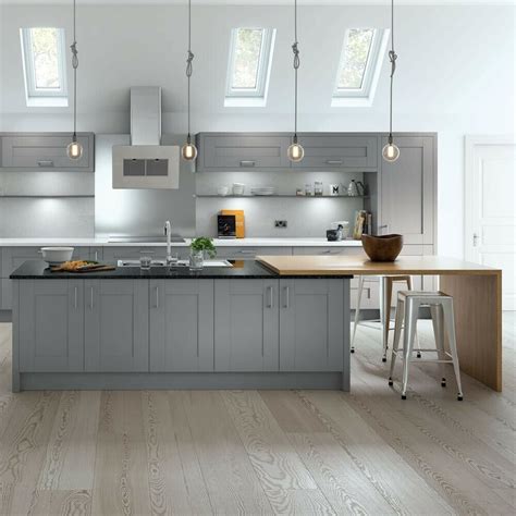 Modo kitchens can help you design your dream kitchen cupboards with as little stress and disruption as possible. Premium Kitchen Cabinet Unit Doors & Drawers Woodgrain Foil Shaker Dark Grey | eBay