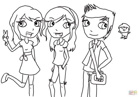 Icarly Printable Coloring Pages Coloring Home