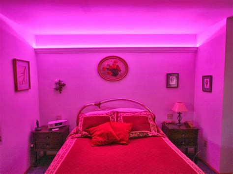 Nothing is more warming than getting ready to sleep in a tranquil room. led strip light bedroom ideas - Google Search | Luces ...