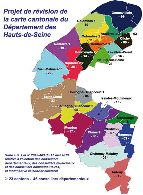 Carte Des Hauts De Seine Hauts De Seine Carte Du Département 92