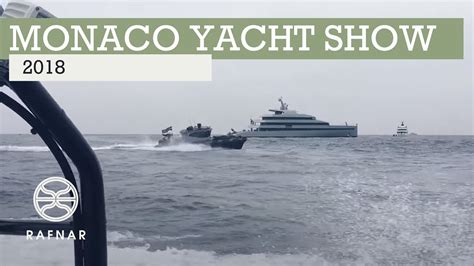 Rafnar 1100 At The Monaco Yacht Show Slicing Through Wake Youtube