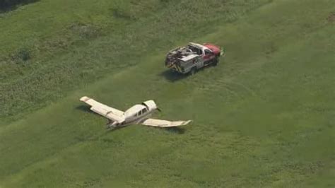 Pilot Receives Minor Injuries After Plane Crashes In Field Near Baytown