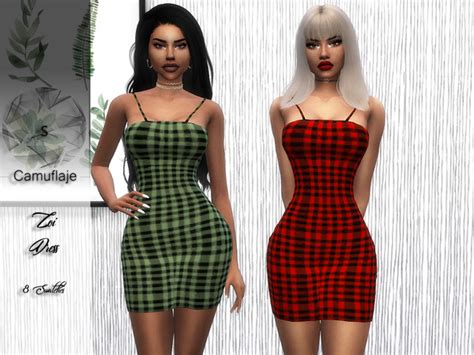 Zoe Dress By Camuflaje At Tsr Sims 4 Updates
