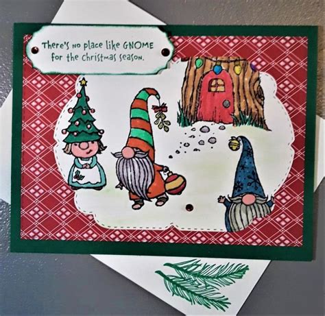 Pin By Juleen Henderson On Stampin Up Gnome For The Holidays Homemade Christmas Cards