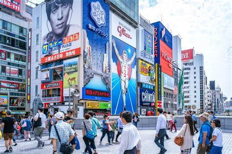 Distrik Dotonbori Osaka Jepang Foto Stok Unduh Gambar Sekarang Istock