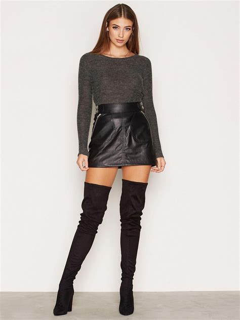 Black Suede Thigh High Boots Highheelboots Thigh High Suede Boots