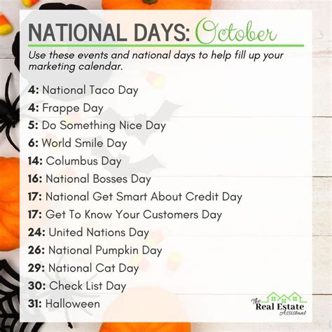 National Days October National Day Calendar National Holiday