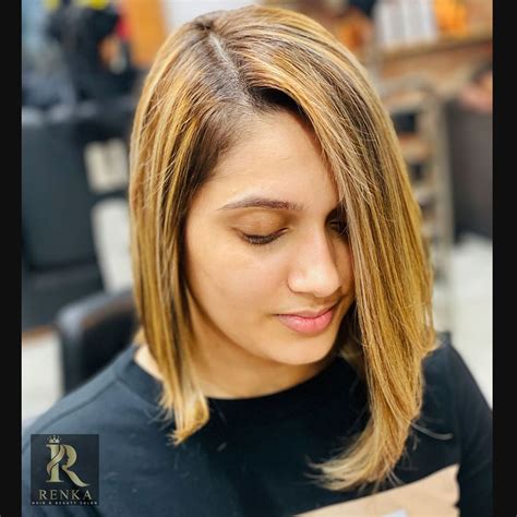 A beautiful classic bob cut by elisabeth at @toniandguyhaarlem who else loves this shape?! Chin Length Bob Cut with Coloring - Village Barber Stories