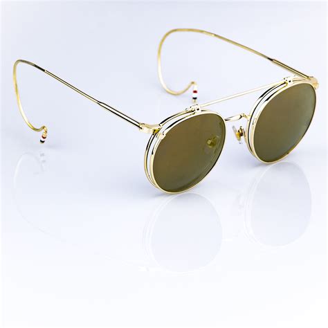 hipster sunglasses maxi corolla gold frame tan flip lens hipster sunnies