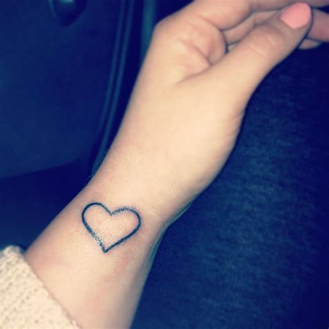 Heart Wrist Tattoo Tattoos Pinterest