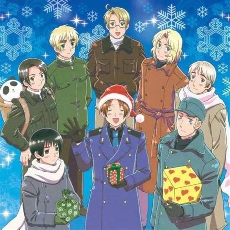 Merry Christmas Axis Powers And Allied Forces Hetalia China Russia
