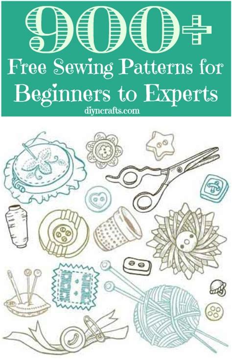900 Free Sewing Patterns For Beginners To Experts Diy And Crafts