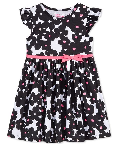 Epic Threads Floral Print Dress Toddler And Little Girls 2t 6x