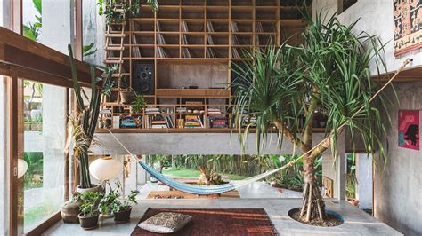 This Brutalist Tropical House In Bali Completely Takes The Nature Inside
