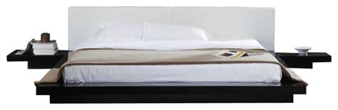 Brushed gray and simply white finishes are made from solid poplar wood, birch veneer. Opal Black High Gloss Finish Queen Size Platform Bed With ...