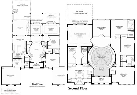 Mansion Plans Mansion Floor Plan Dream House Plans House Floor Plans