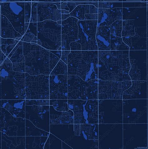 Woodbury Vector Map Dark Blue Aipdf Boundless Maps