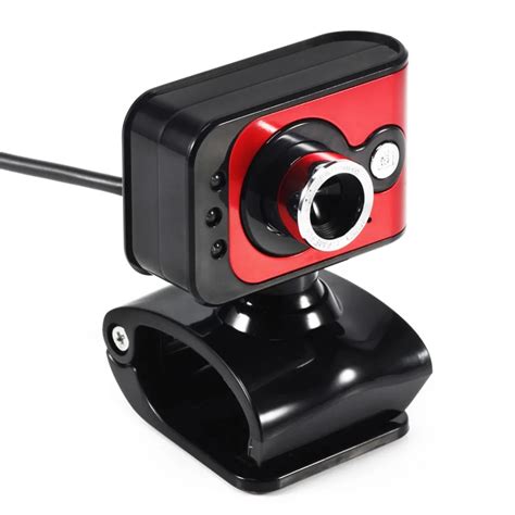 Mega Pixels USB Webcam Wired Camera LED WebCam Built In MIC Microphone Adjustable Focus