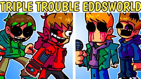 Triple Trouble But Eddsworlds Characters Sing It Edd Tord Tom