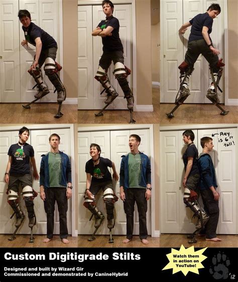 Custom Digitigrade Stilts By Caninehybrid Cosplay Costumes Stilts