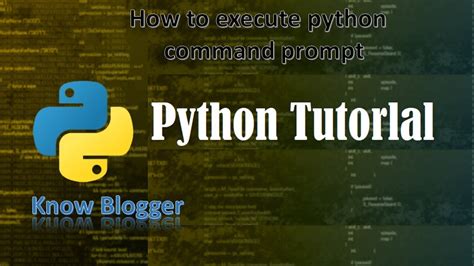 Execute the python code in command. How to execute tkinter file | execute python file from cmd ...