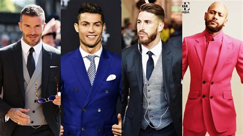 Top 20 Footballers Wearing Their Best Suitsformal Dresses Youtube