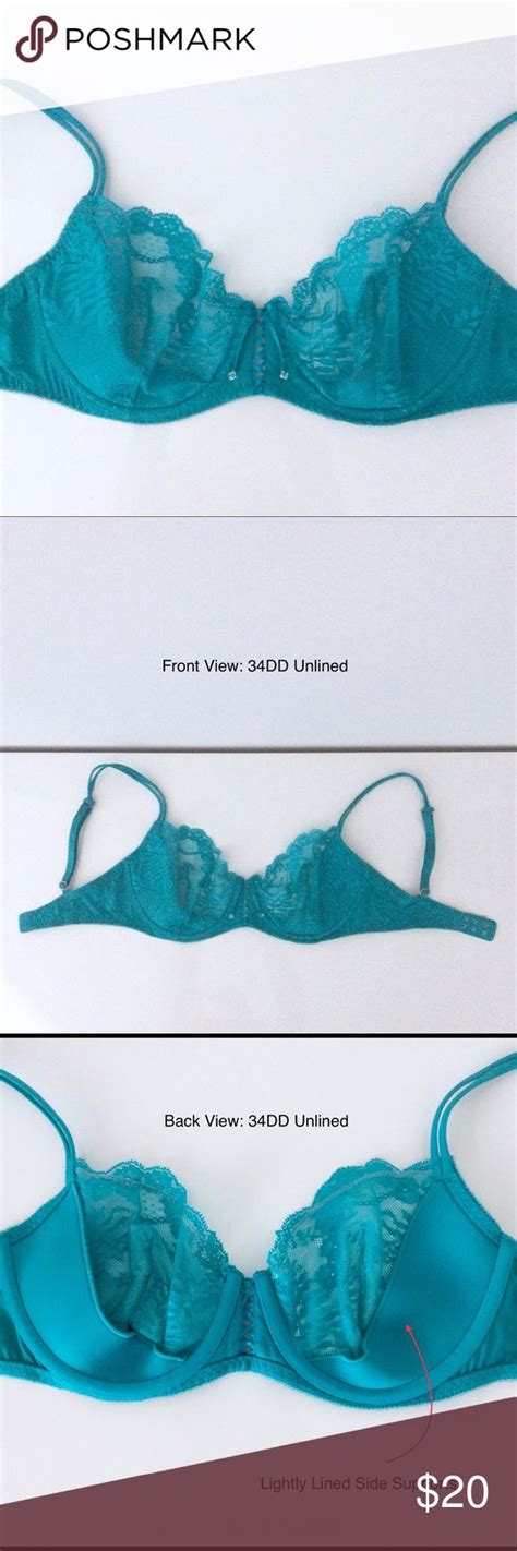 🆚nwot Teal Lace Unlined Bra Unlined Bra Womens Intimates Fashion