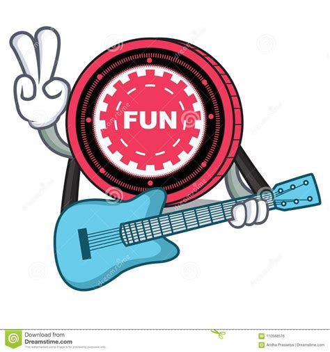 Price chart, trade volume, market cap, and more. With Guitar FunFair Coin Mascot Cartoon Stock Vector ...