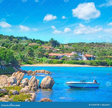 Beautiful Beach in Porto Cervo Stock Photo - Image of beauty, beach