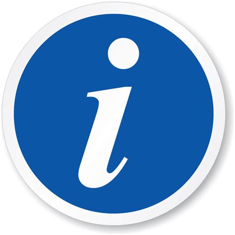 Tourist Information Symbol Iso Circle Sign Easy To Order Sku Is