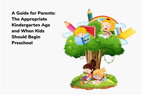 A Guide For Parents The Appropriate Kindergarten Age And When Kids