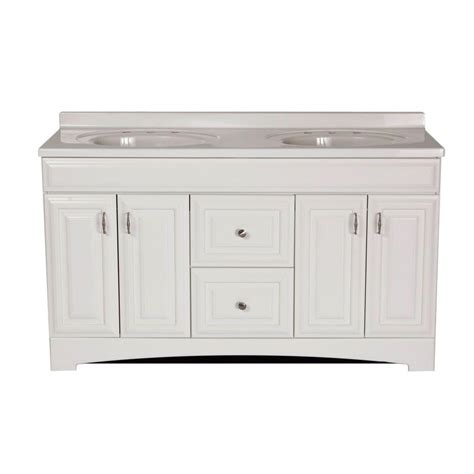 You can cut cultured marble vanity tops. St. Paul Providence 60 in. Vanity in White with Cultured Marble Vanity Top in White ...