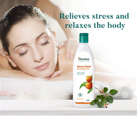 Himalaya Stress Relief Massage Oil Relieves Stress Relaxes Body Himalaya Wellness India